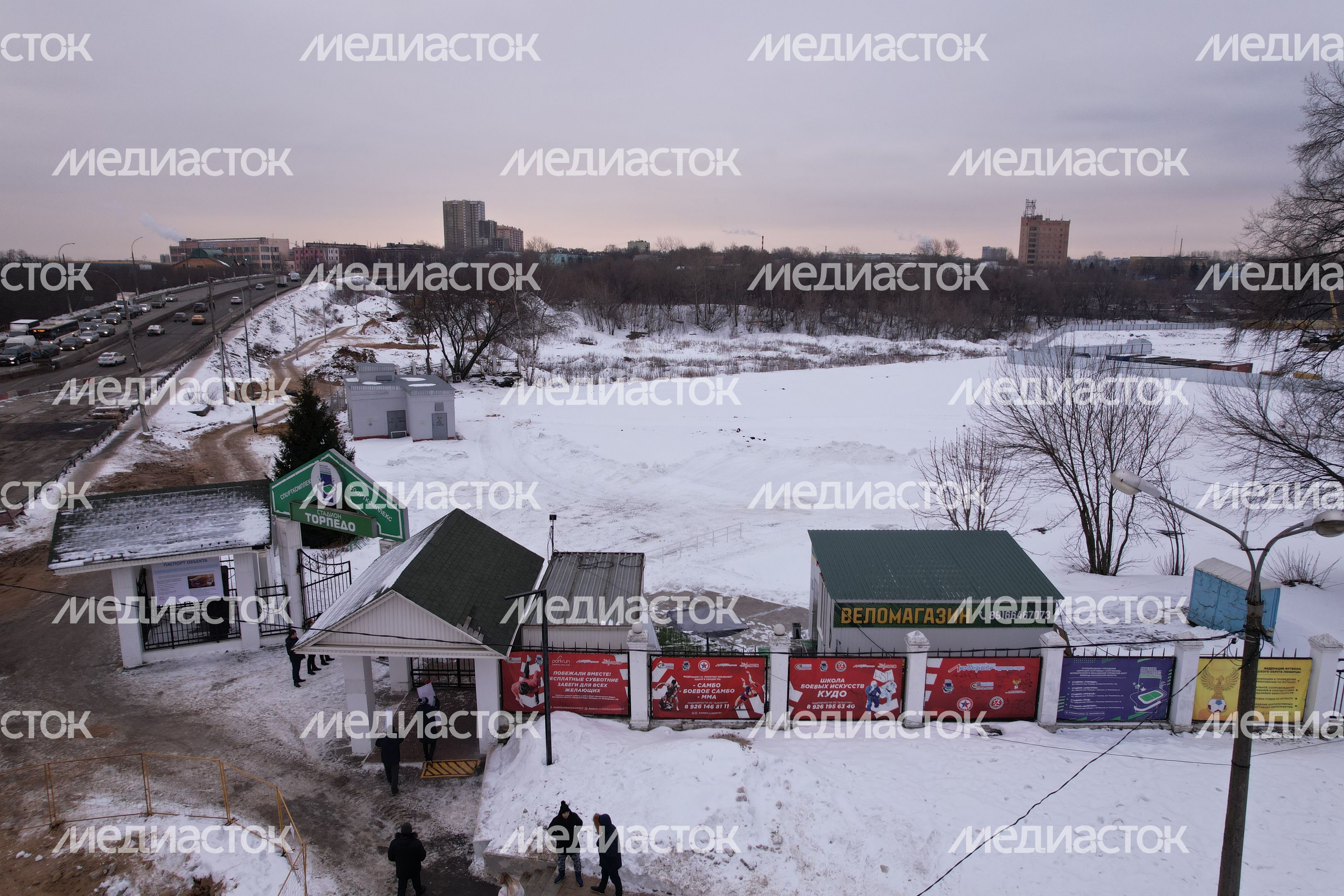 Посещение места строительства нового стадиона «Торпедо» в Люберцах Губернатором Подмосковья Посещение места строительства нового стадиона «Торпедо» в Люберцах Губернатором Подмосковья