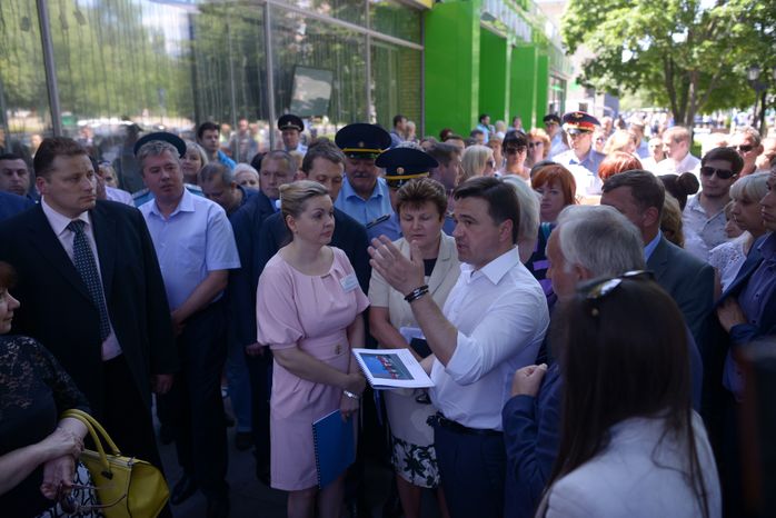 А. Воробьев посетил Долгопрудный с рабочим визитом