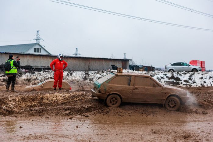 Автогонка в Мытищах