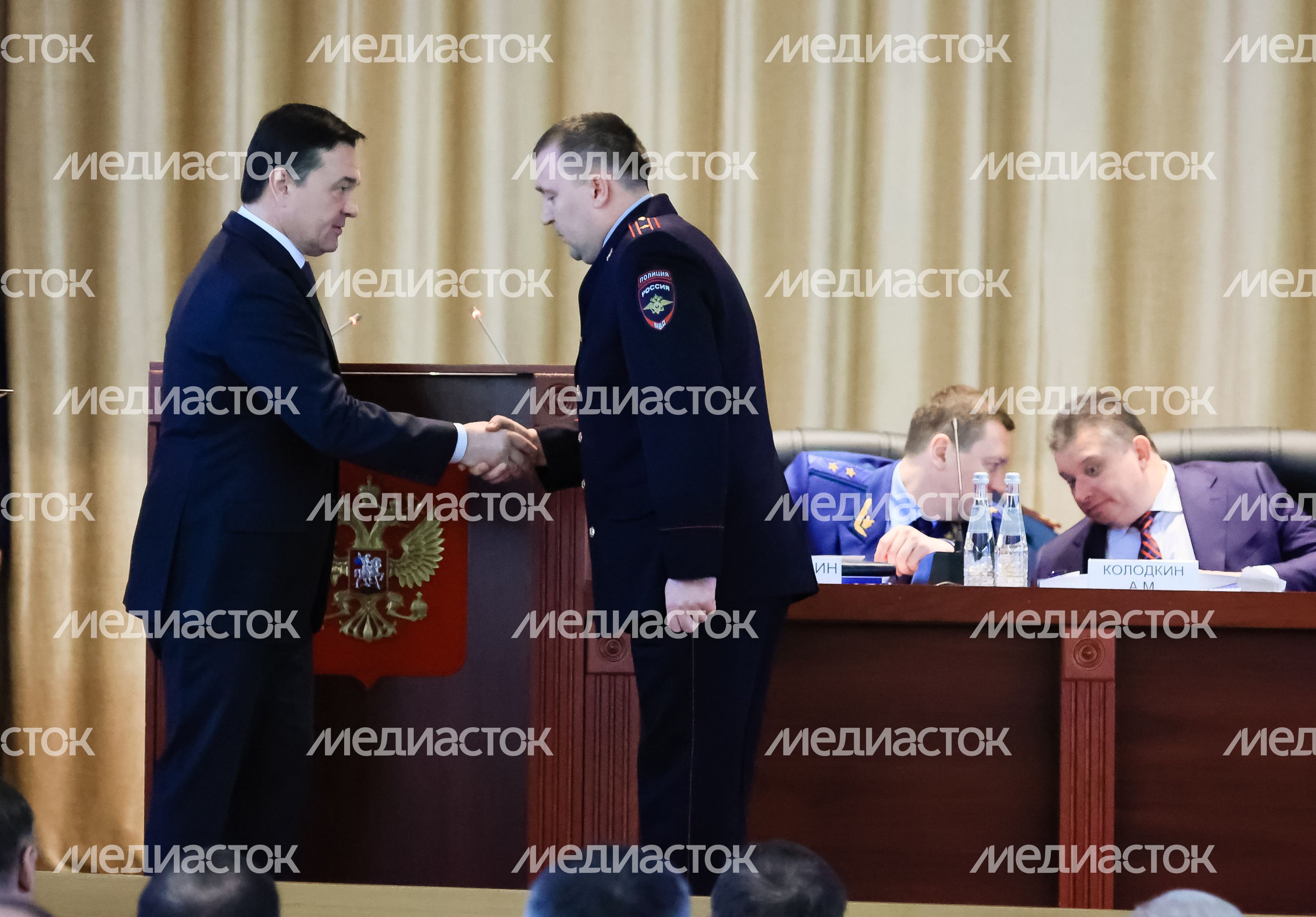 Посещение губернатором Коллегии МВД РФ по Московской области