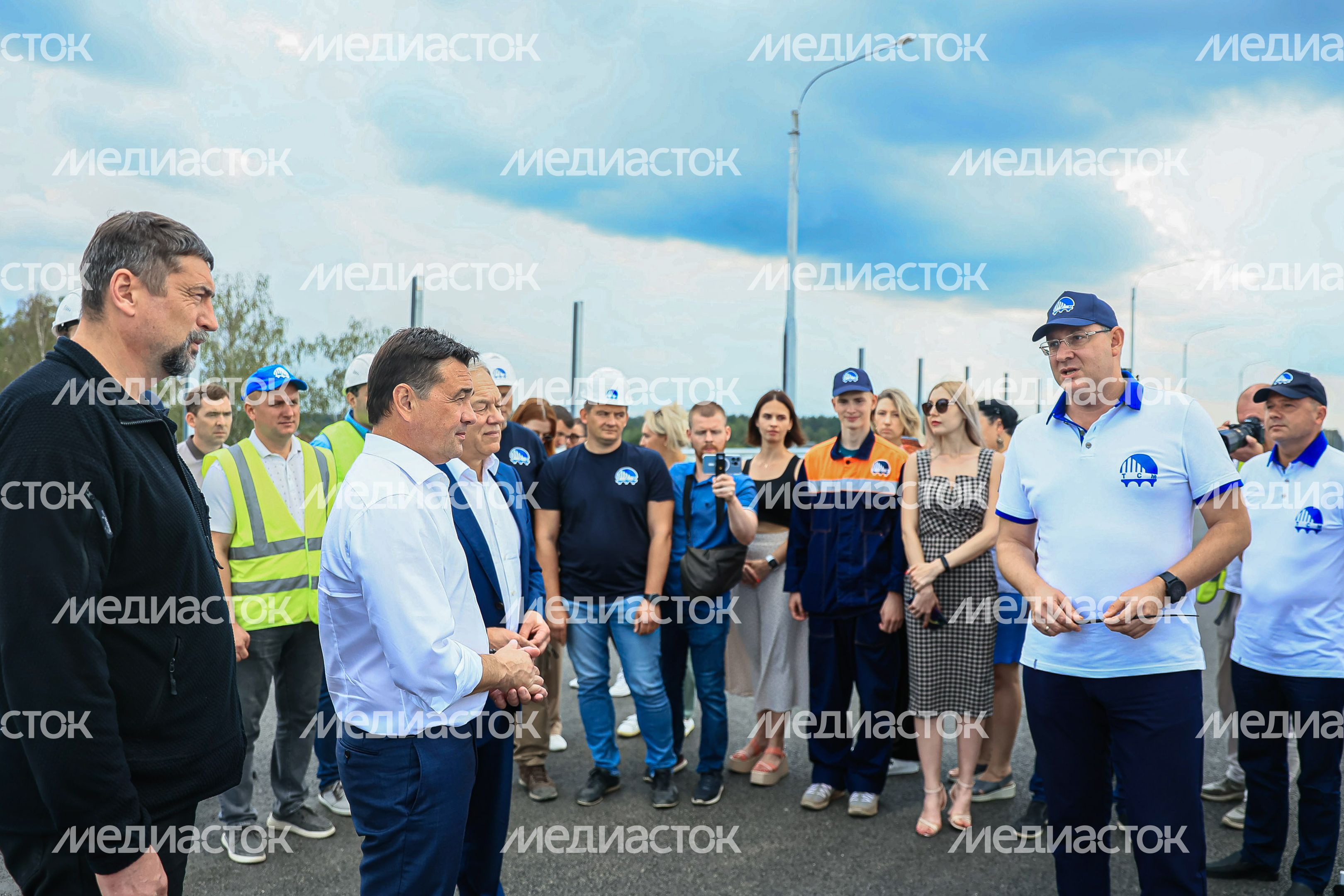 Проверка хода строительства подмосковного участка М-12 «Москва-Казань» Губернатором Подмосковья