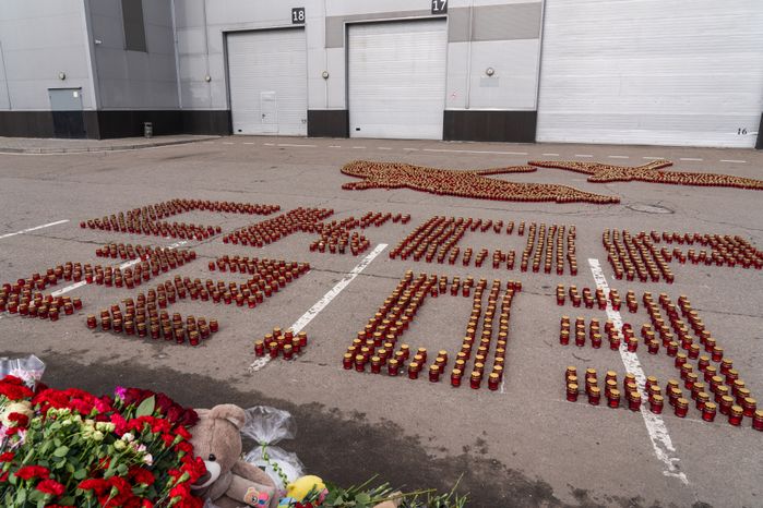 Мемориал памяти погибших в «Крокус Сити Холле» в Красногорске