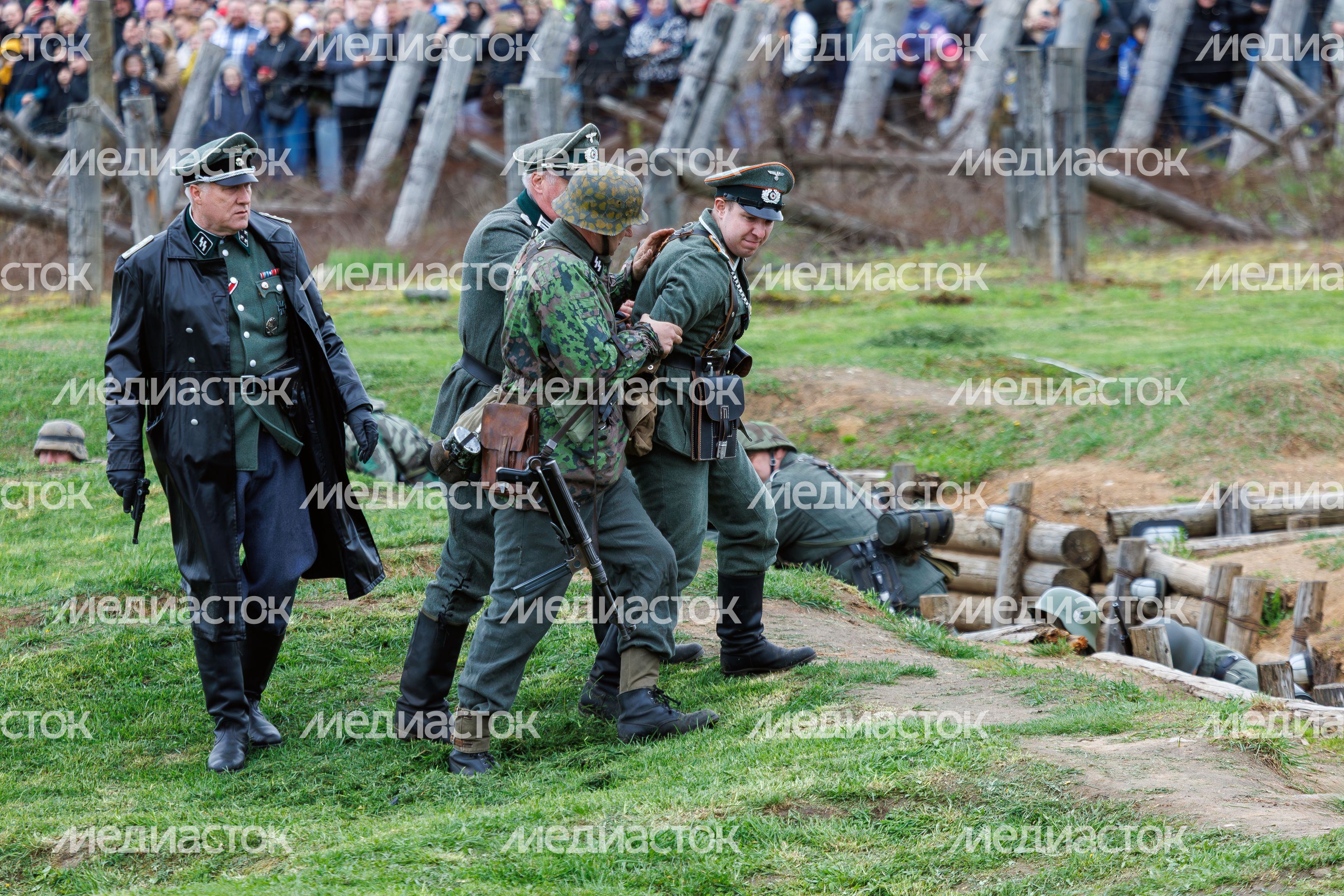 День Победы в Центральном парке «Патриот» Одинцовского округа: военно-историческая реконструкция «В логове зверя»