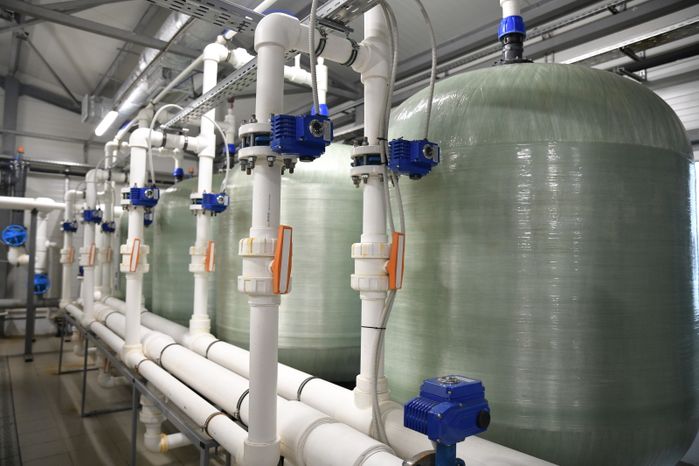 Обновленный водозабор на ул. Пушкинской в Дмитрове