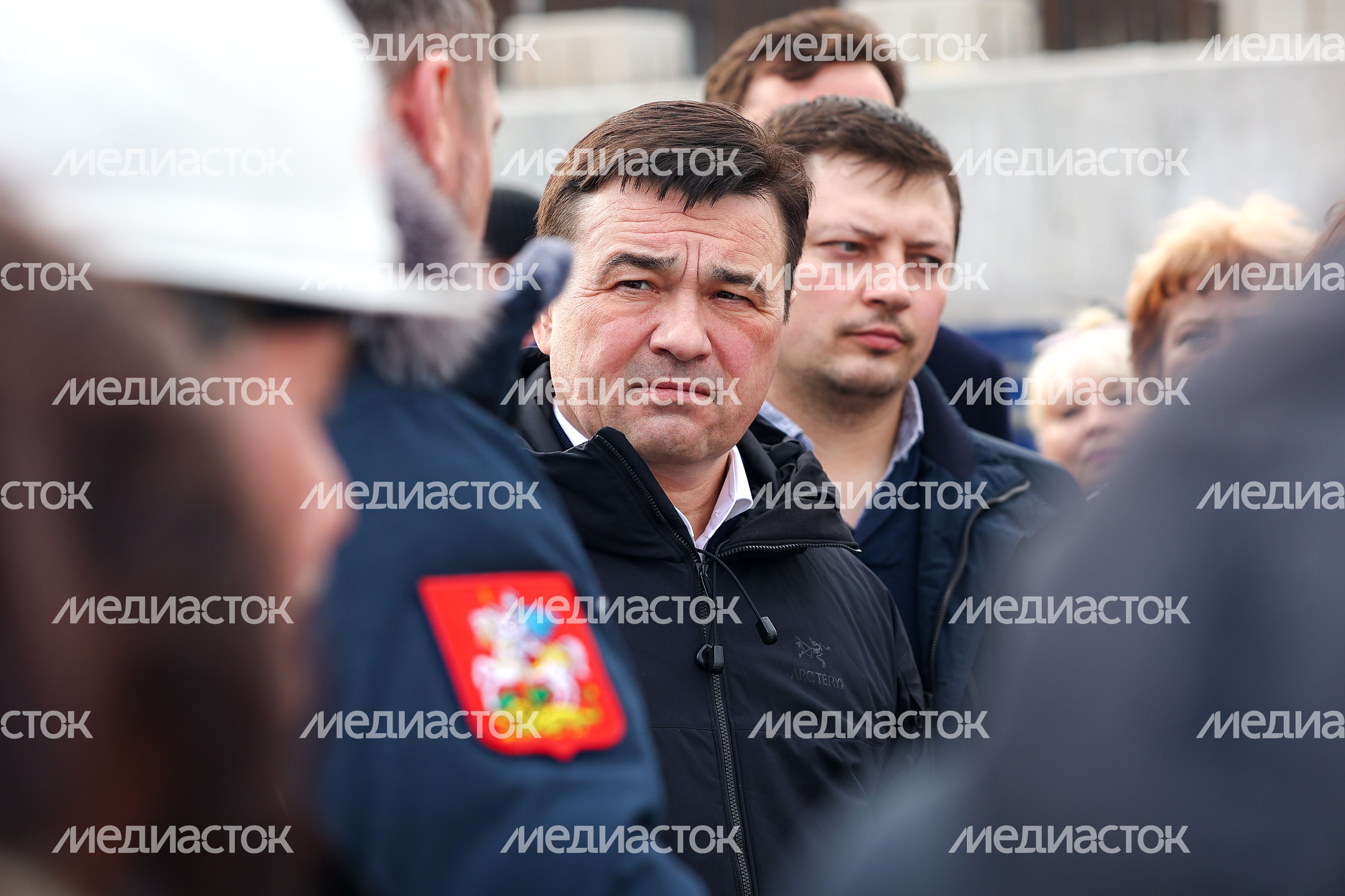 Проверка губернатором строительства путепровода в Раменском