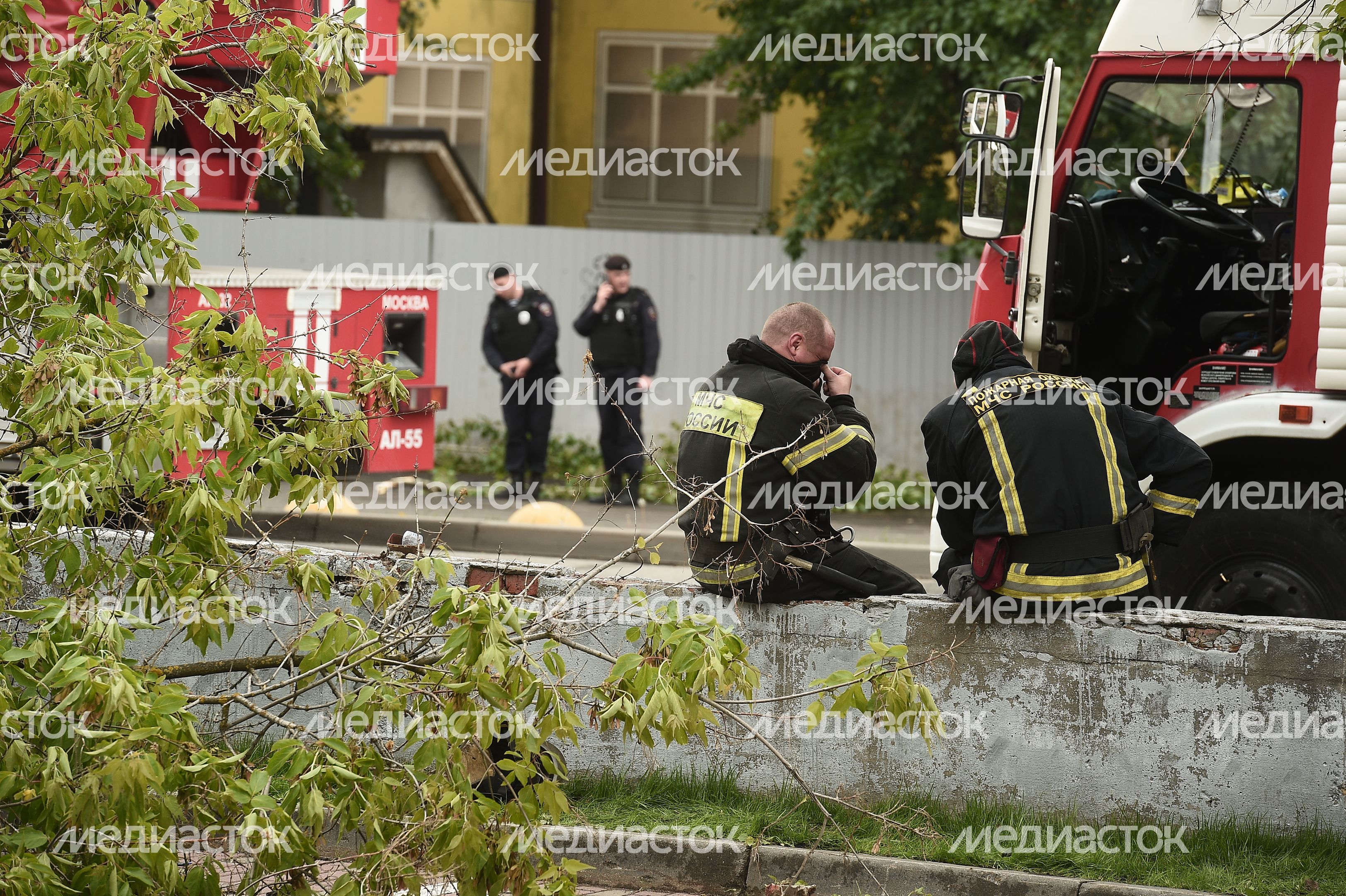 Пожар в бизнес‑центре «Гранд Сетунь плаза» в Москве Пожар в бизнес‑центре «Гранд Сетунь плаза» в Москве