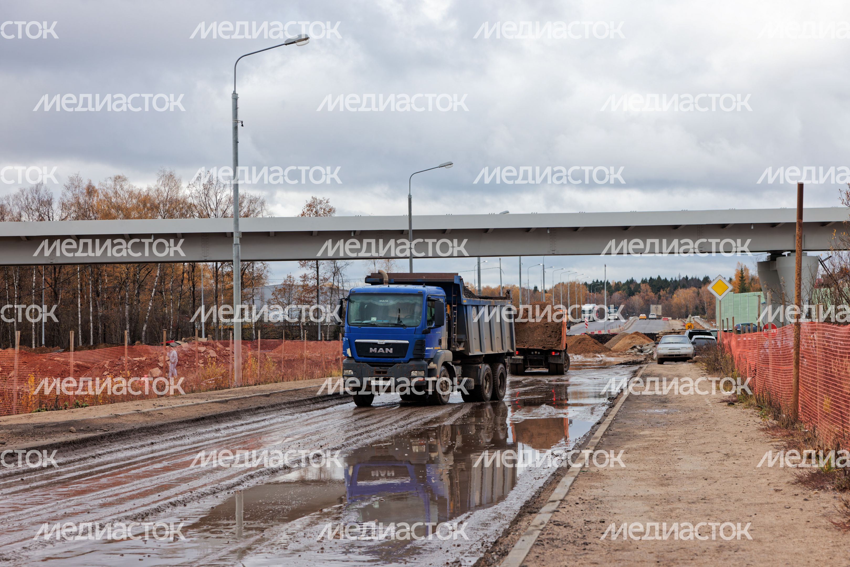 Северный обход Лобни. Развязка на Рогачевском шоссе