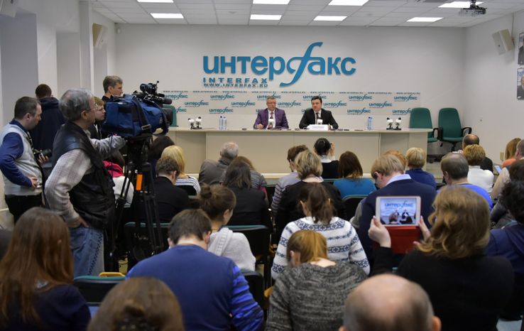 Пресс-конференция А. Воробьева в Интерфакс