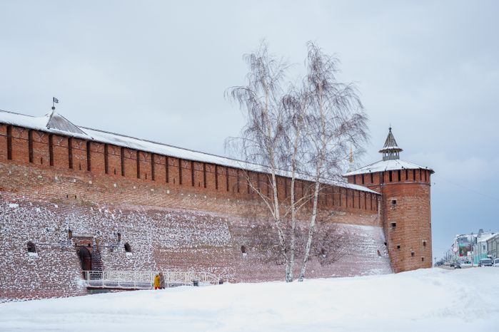 Коломенский кремль зимой