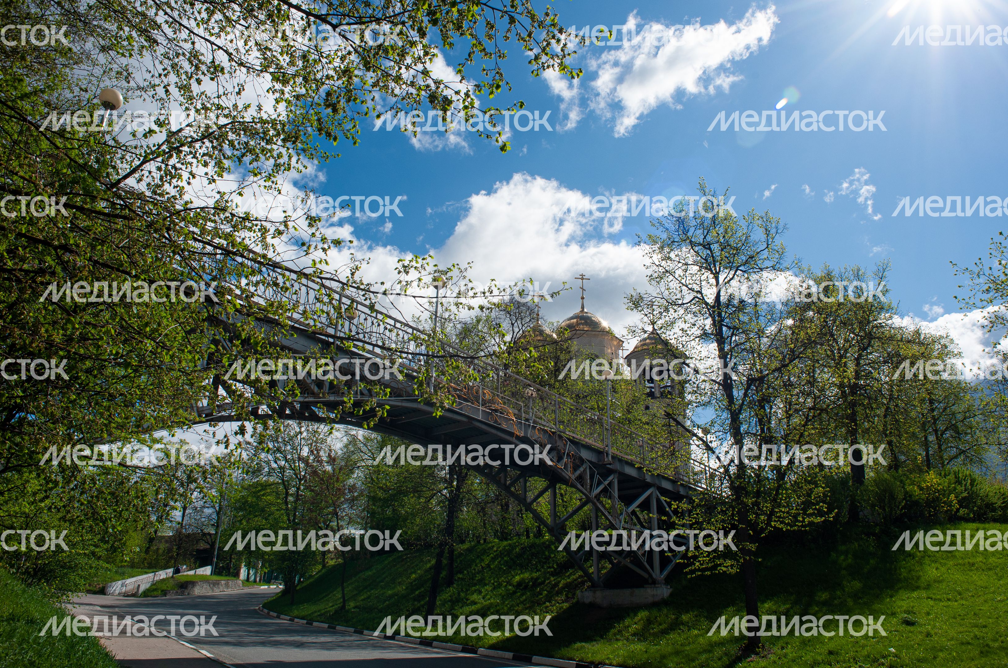 Летние виды города Звенигород