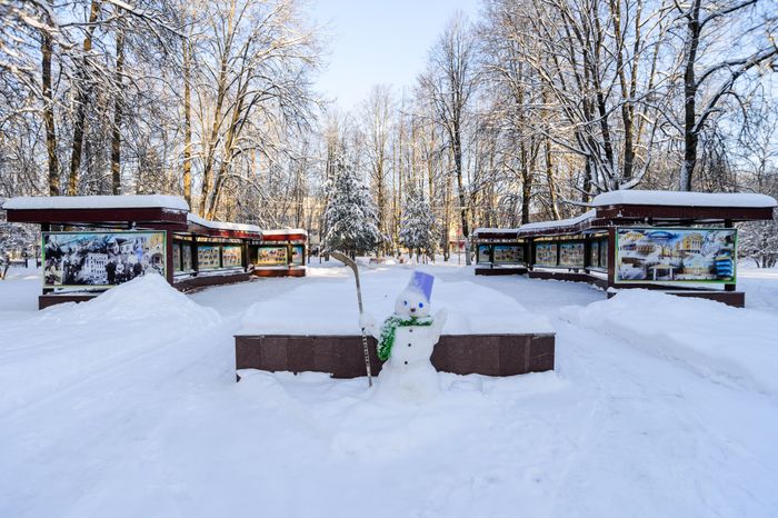 Красногорск. Усадьба «Архангельское». Зима