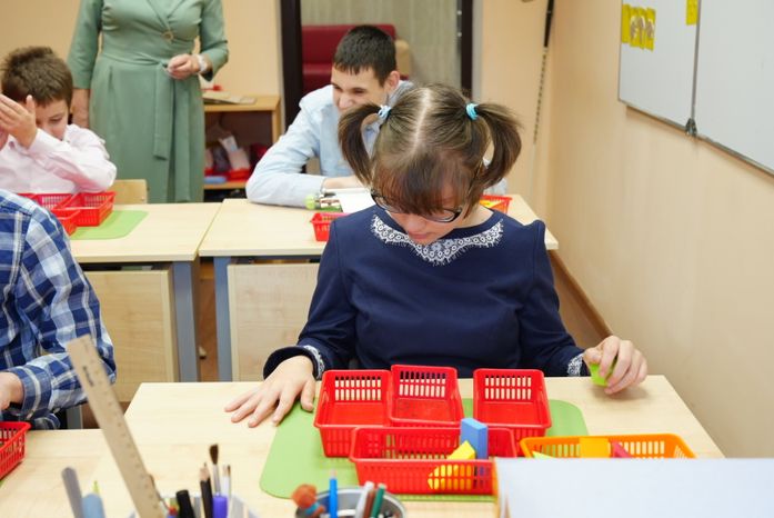 Посещение интерната для обучения слепоглухих детей и молодых инвалидов в Сергиево-Посадском округе Губернатором Подмосковья