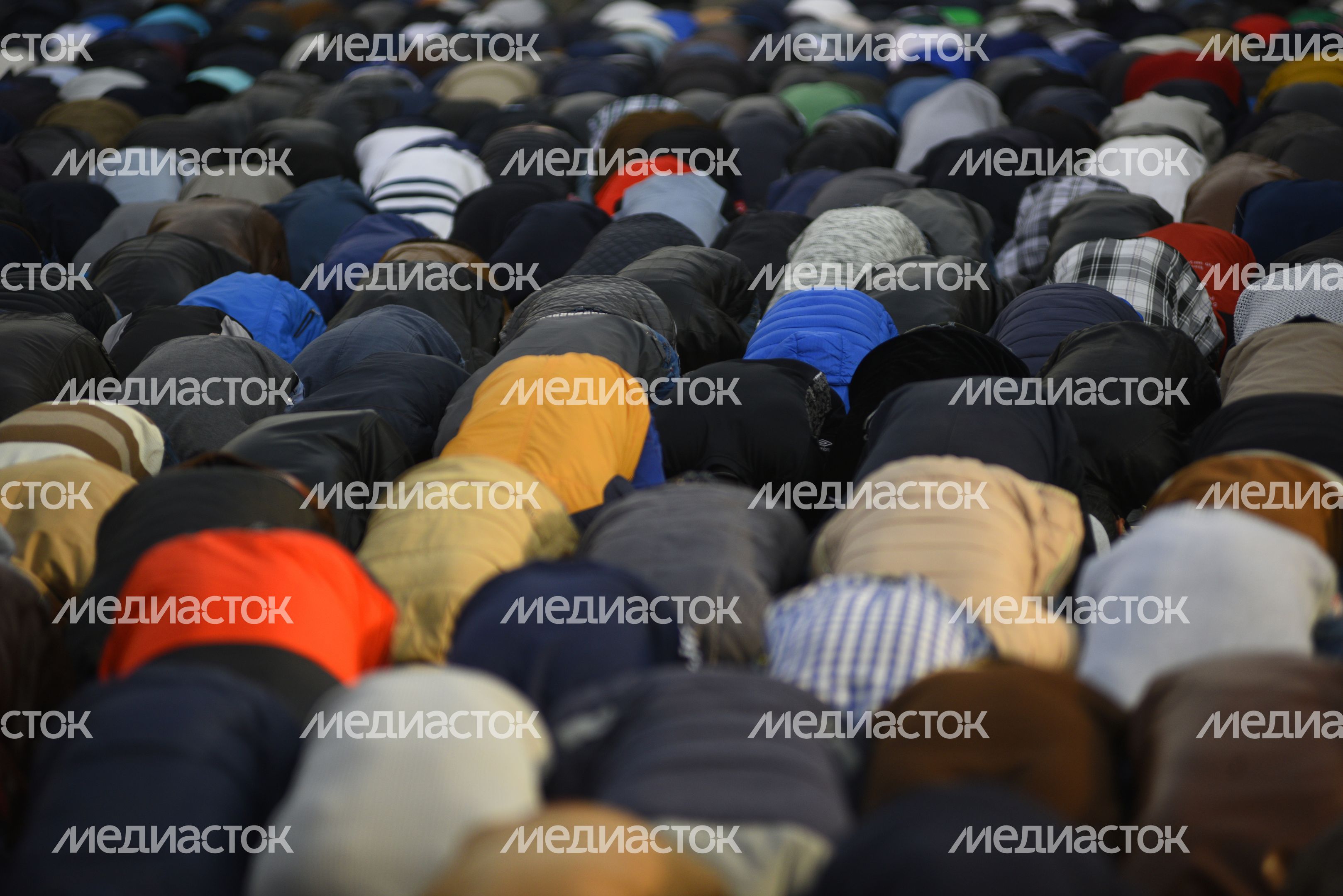 Празднование Курбан-Байрама в Москве