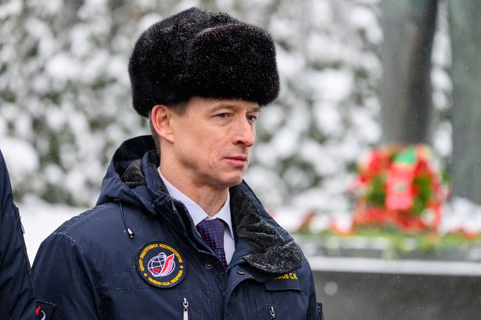Герой Российской Федерации, летчик-космонавт РФ Сергей Николаевич Рыжиков в Звездном городке