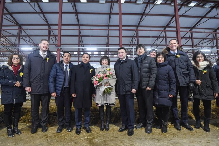 Открытие нового молочного комплекса TH True Milk в Подмосковье, 2 часть