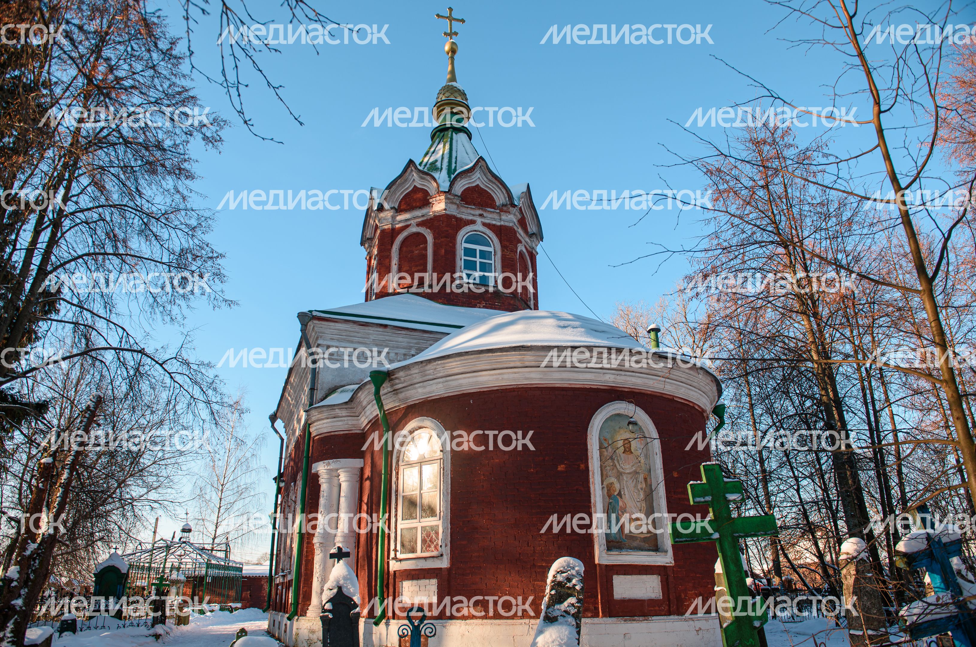 Зимние виды города Калязин