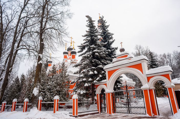 Зимние виды города Солнечногорск