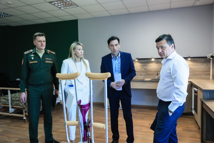 Встреча Губернатора с ранеными в реабилитационном центре «Ясенки»