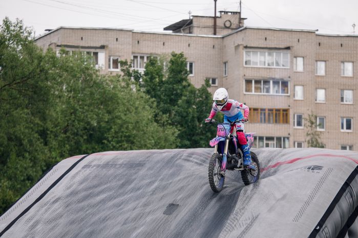 Шоу команды мотофристайла FMX13 в Лобне