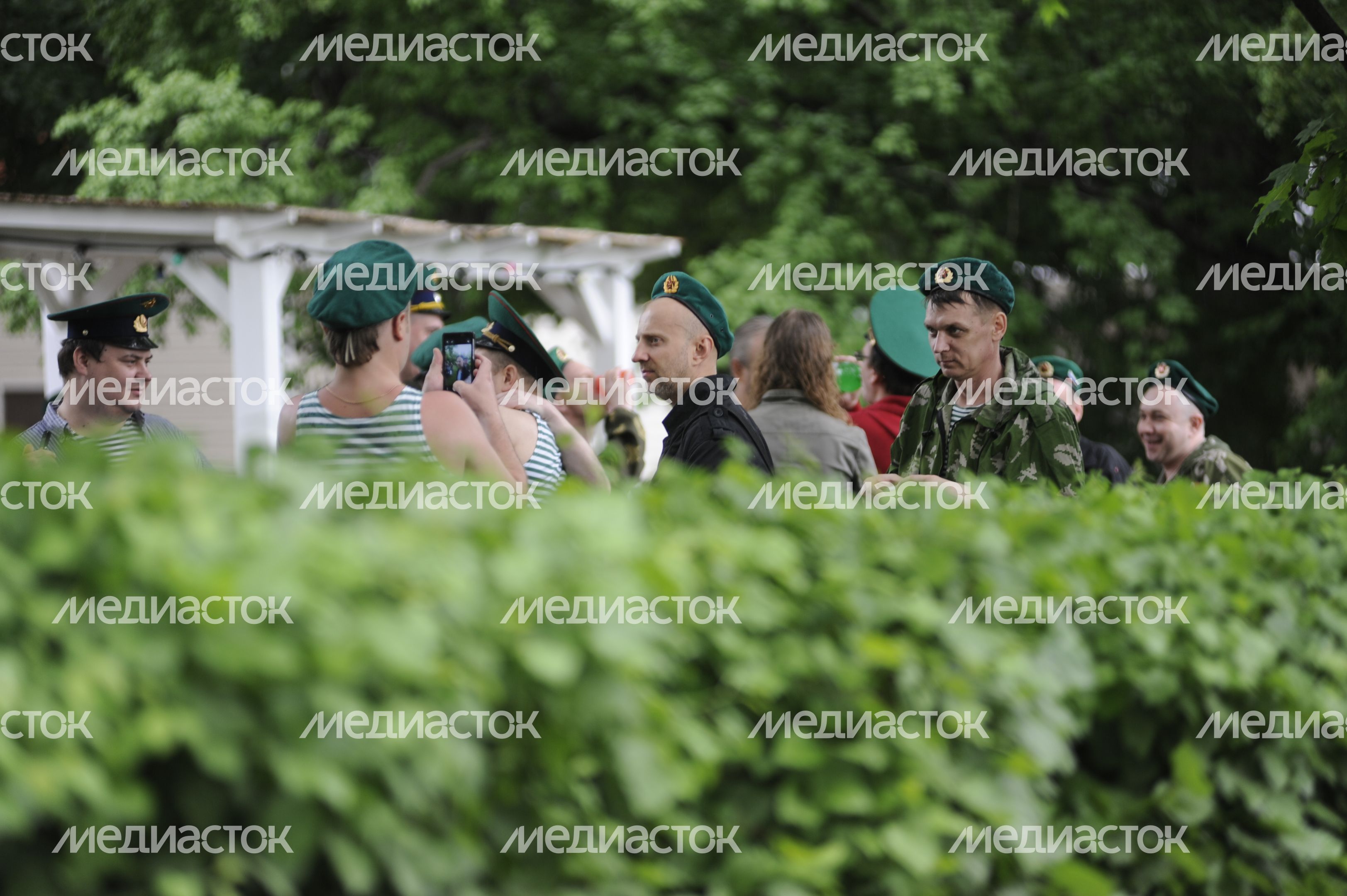 День пограничника в Москве