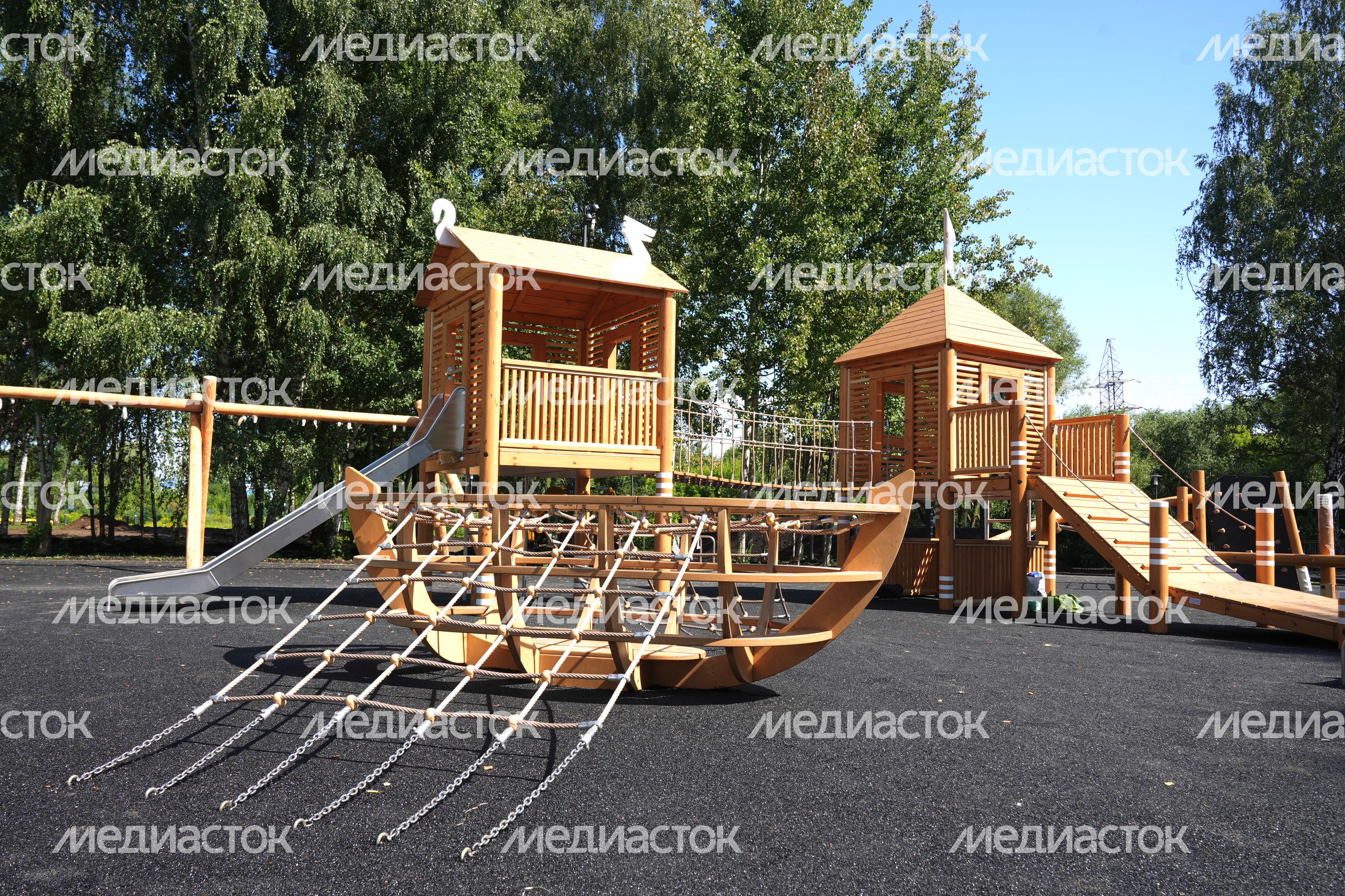 Благоустройство зоны отдыха у реки Учи в Ивантеевке