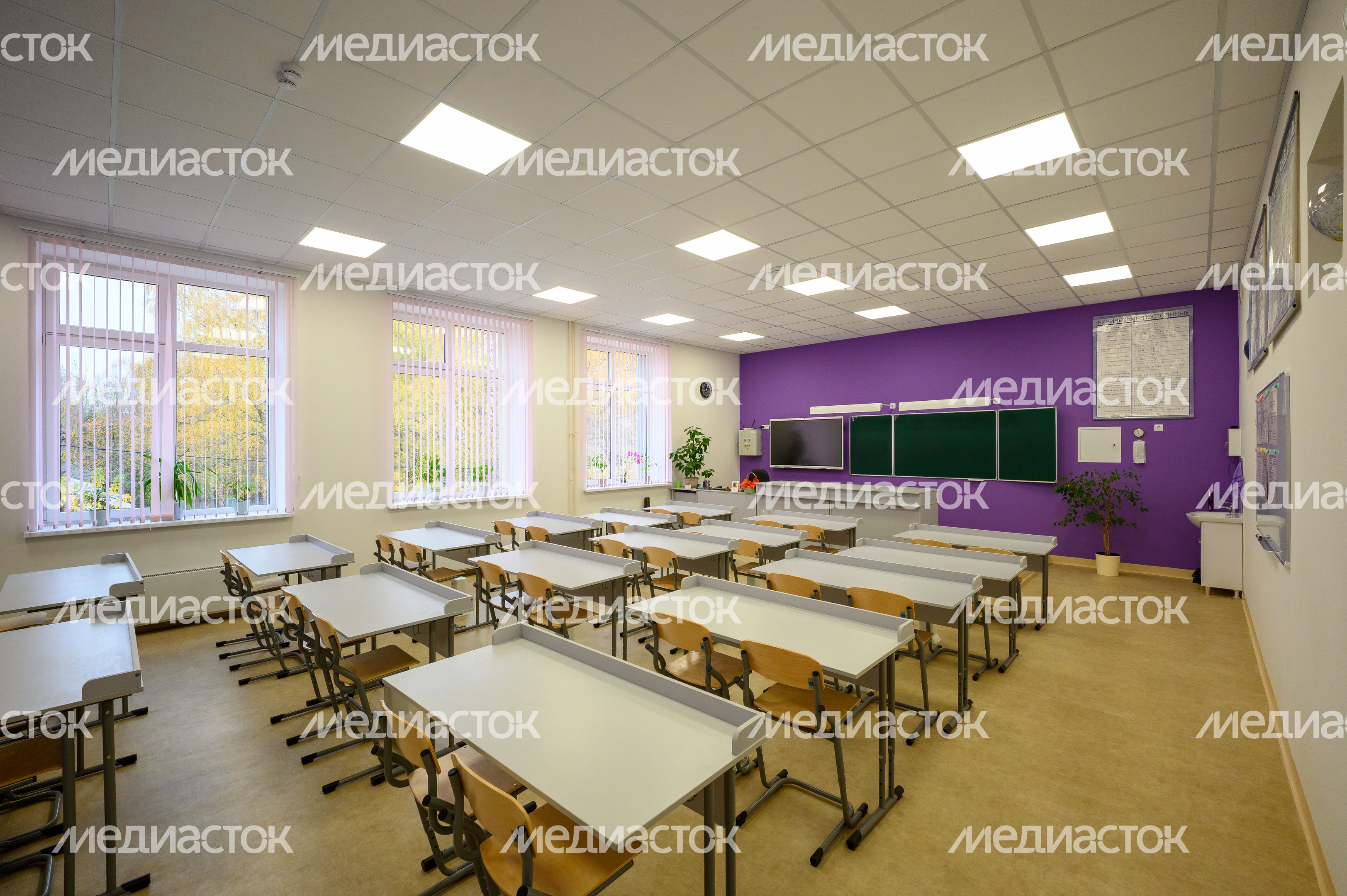 Учебный класс в новом корпусе Первомайской школы №2 им. М.Ф. Тихонова на 825 мест в Королеве Учебный класс в новом корпусе Первомайской школы №2 им. М.Ф. Тихонова на 825 мест в Королеве