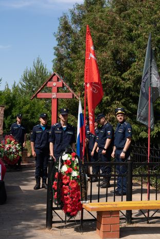 Деревня Слобода. Перезахоронение солдат ВОВ