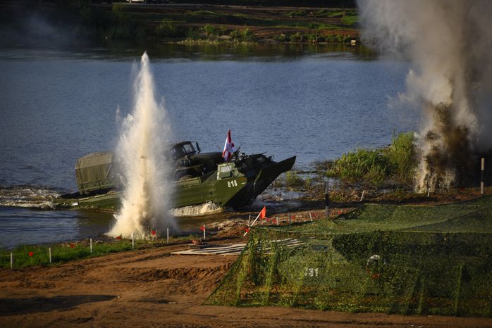 Международный военно-технический форум «Армия-2015». Динамический показ