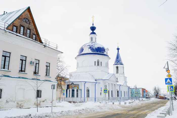 Зарайск. Виды города. Зима