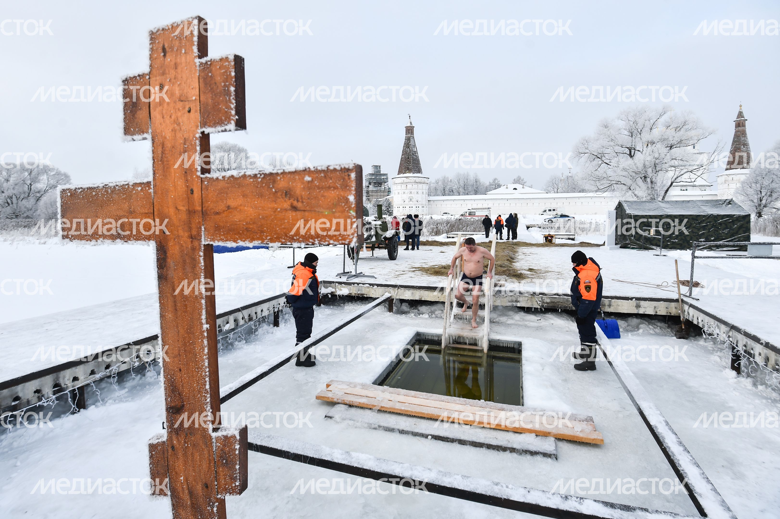 Крещенские купания в Подмосковье