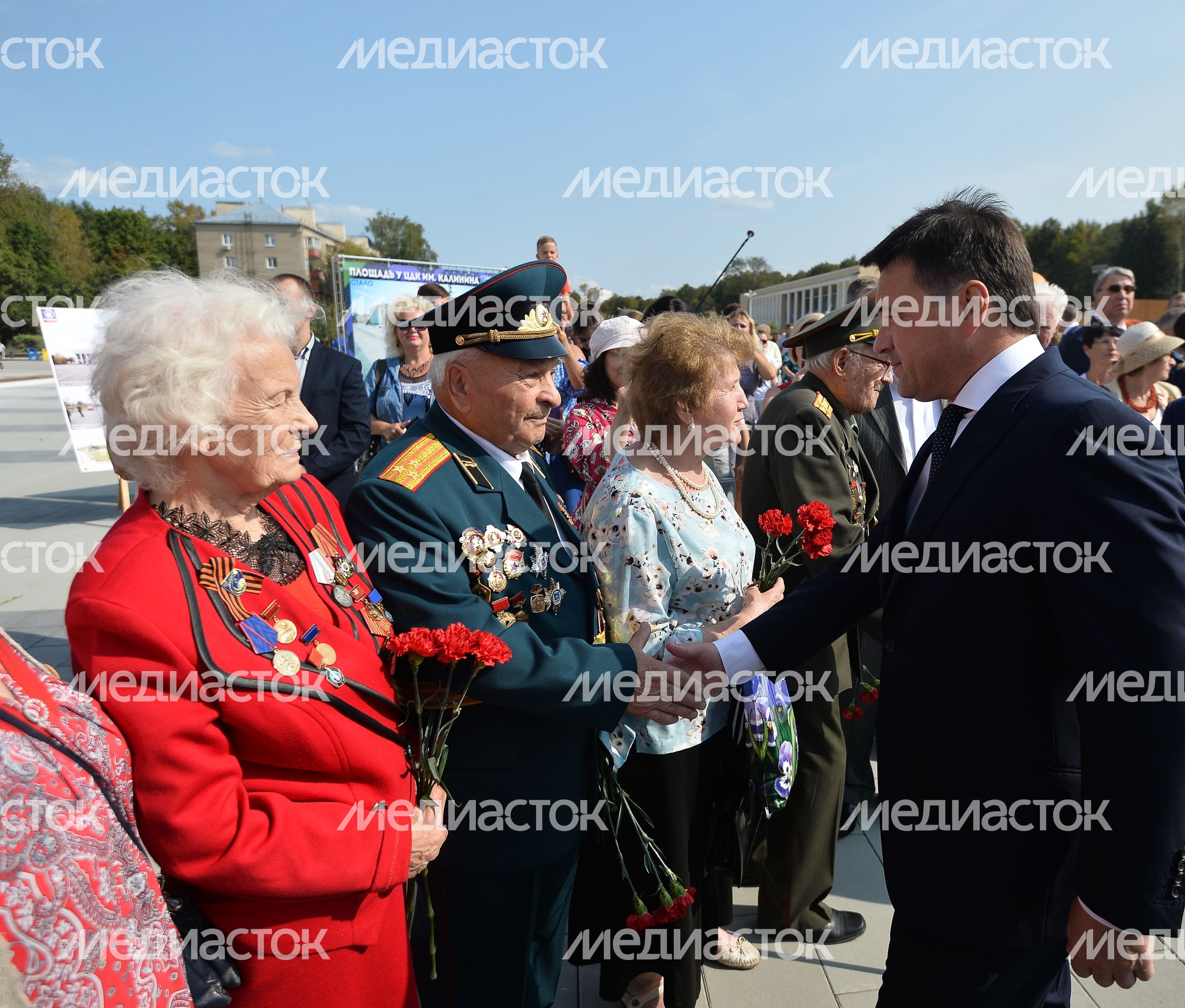 Рабочий визит Андрея Воробьева в Королев, 01.09.2018