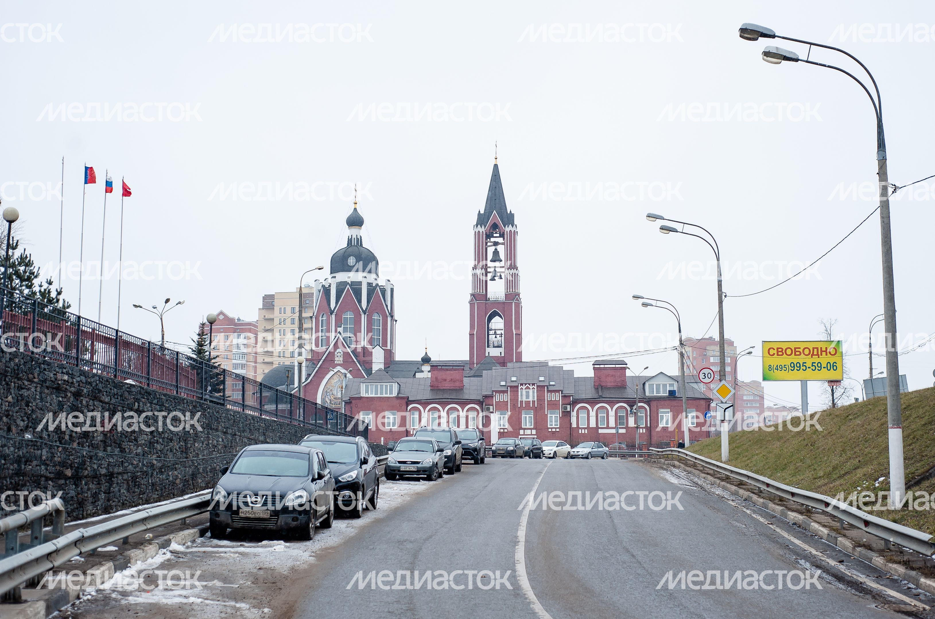 Зимние виды города Щелково