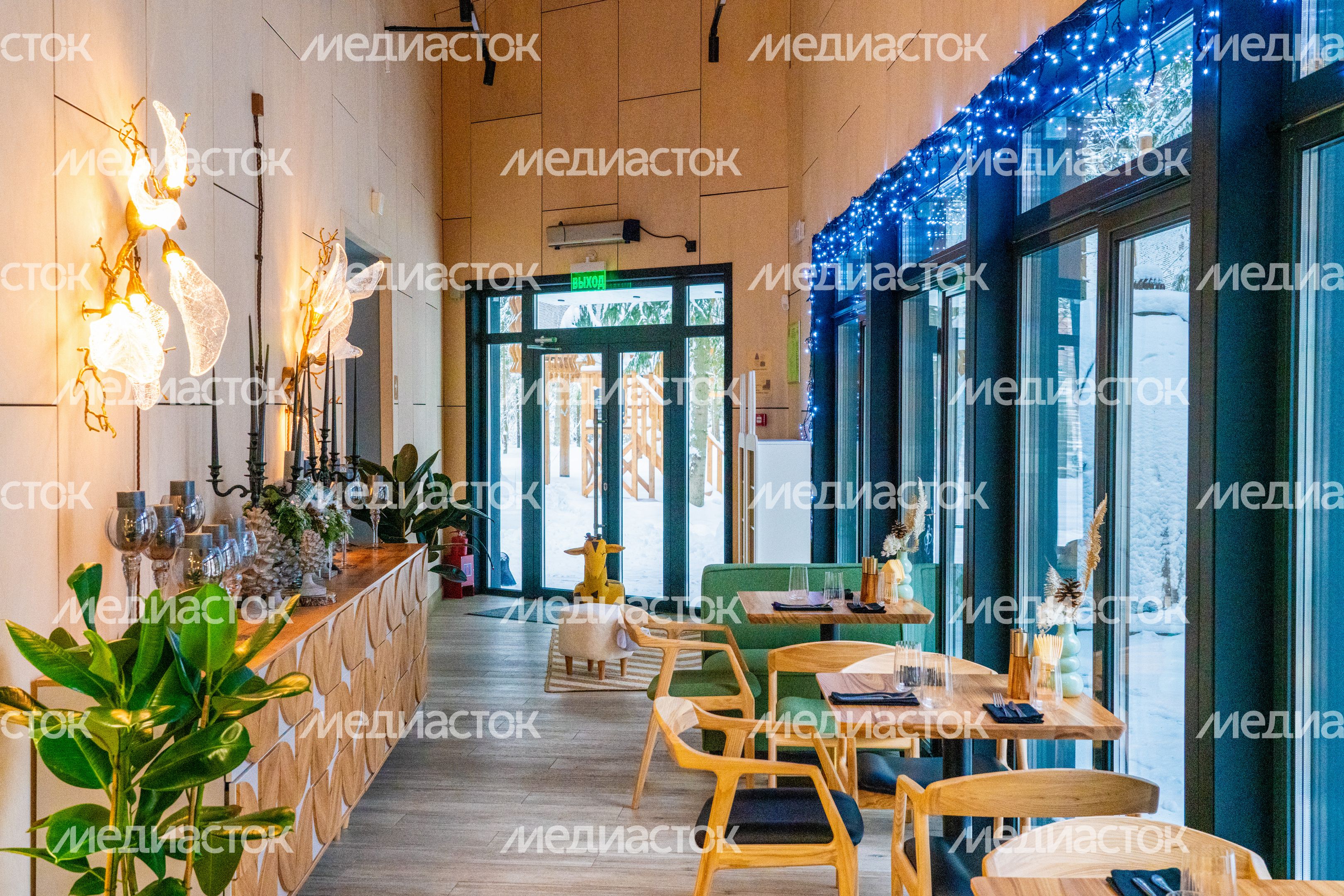 Кафе «Шишки-мишки» в парке «Шишкин лес» в Истре