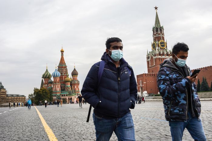 Масочный режим в Москве
