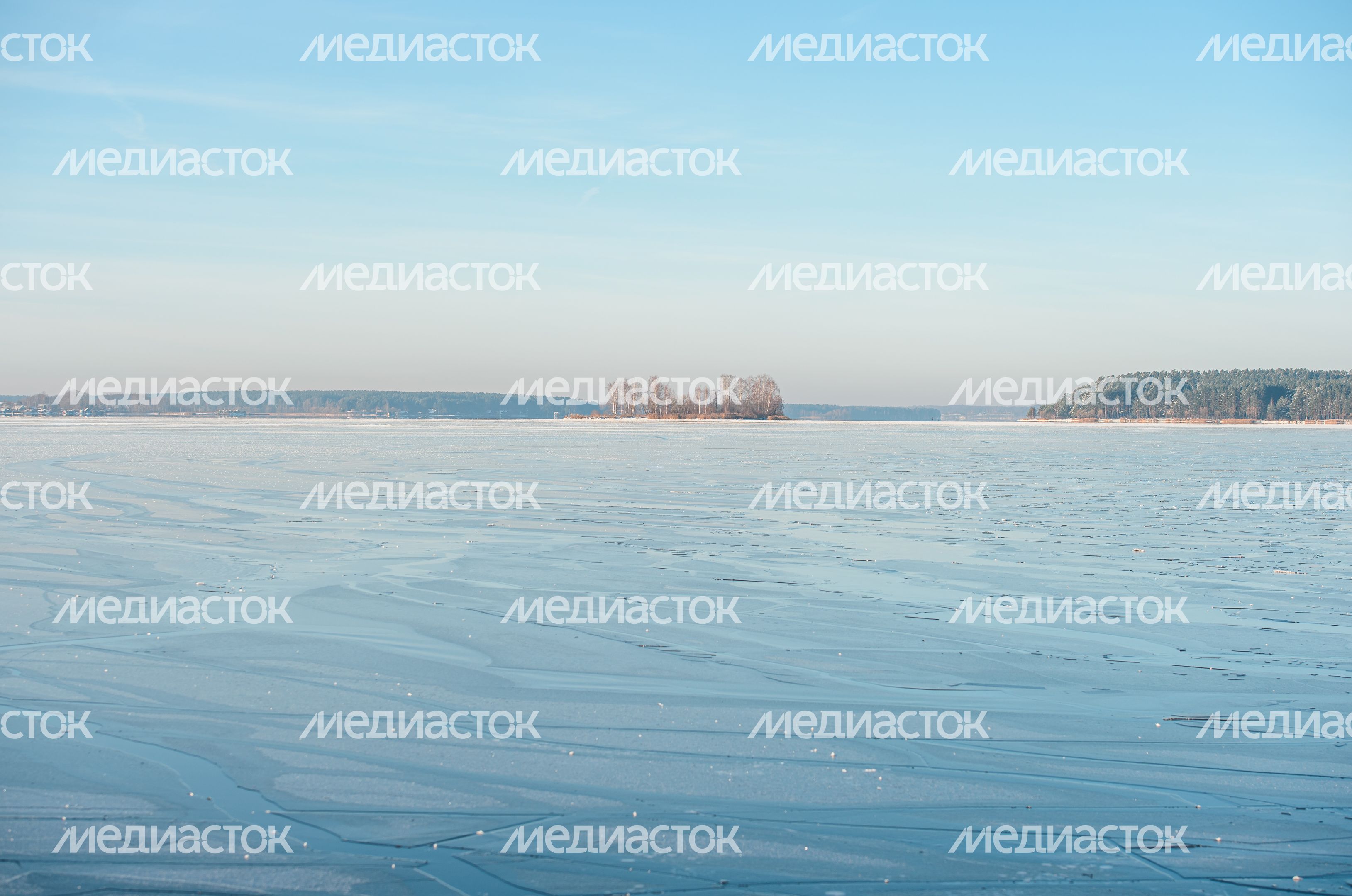 Зимние виды города Калязин