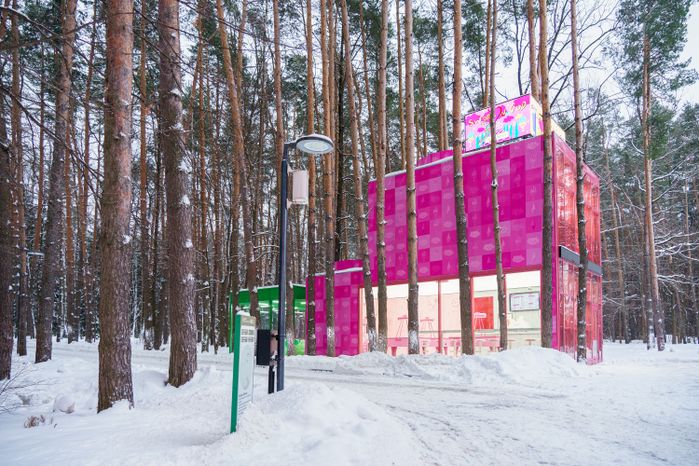 Домодедово. Арт-объект «Кубикус» в парке «Елочки»