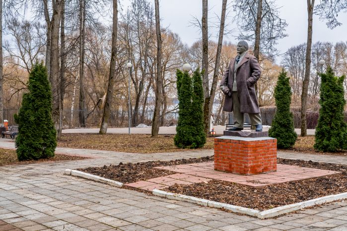 Центральный парк в селе Осташево Волоколамского округа