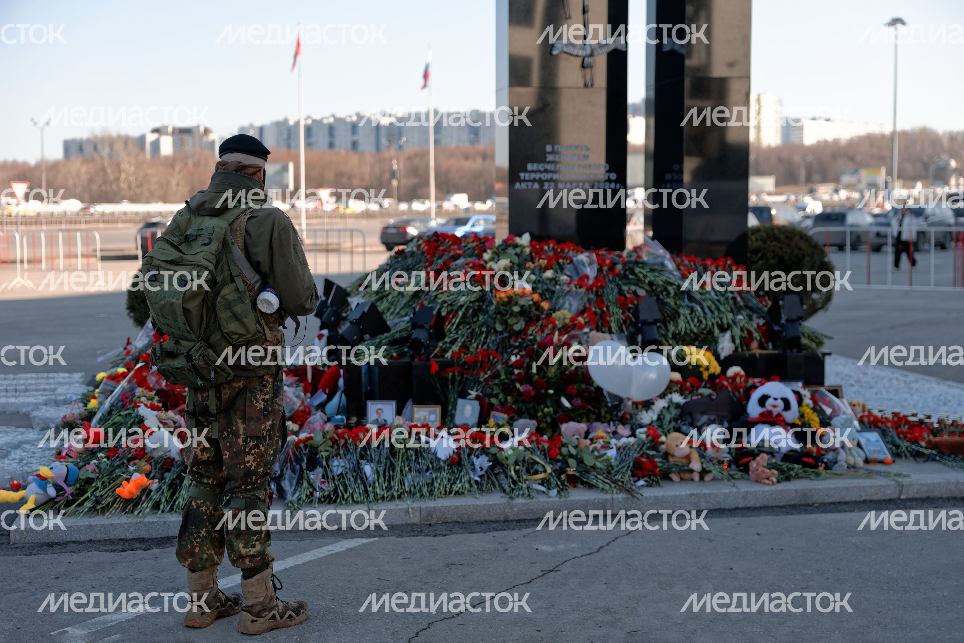 Мемориал в память о жертвах теракта в «Крокус Сити Холле» в Красногорске Мемориал в память о жертвах теракта в «Крокус Сити Холле» в Красногорске