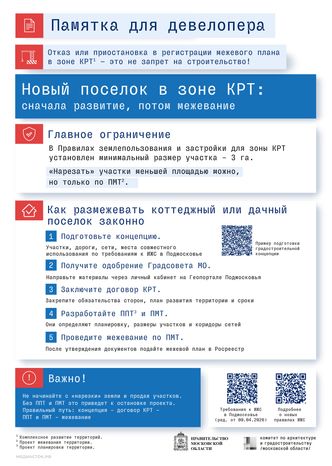 Листовка а4 Новый поселок в зоне КРТ