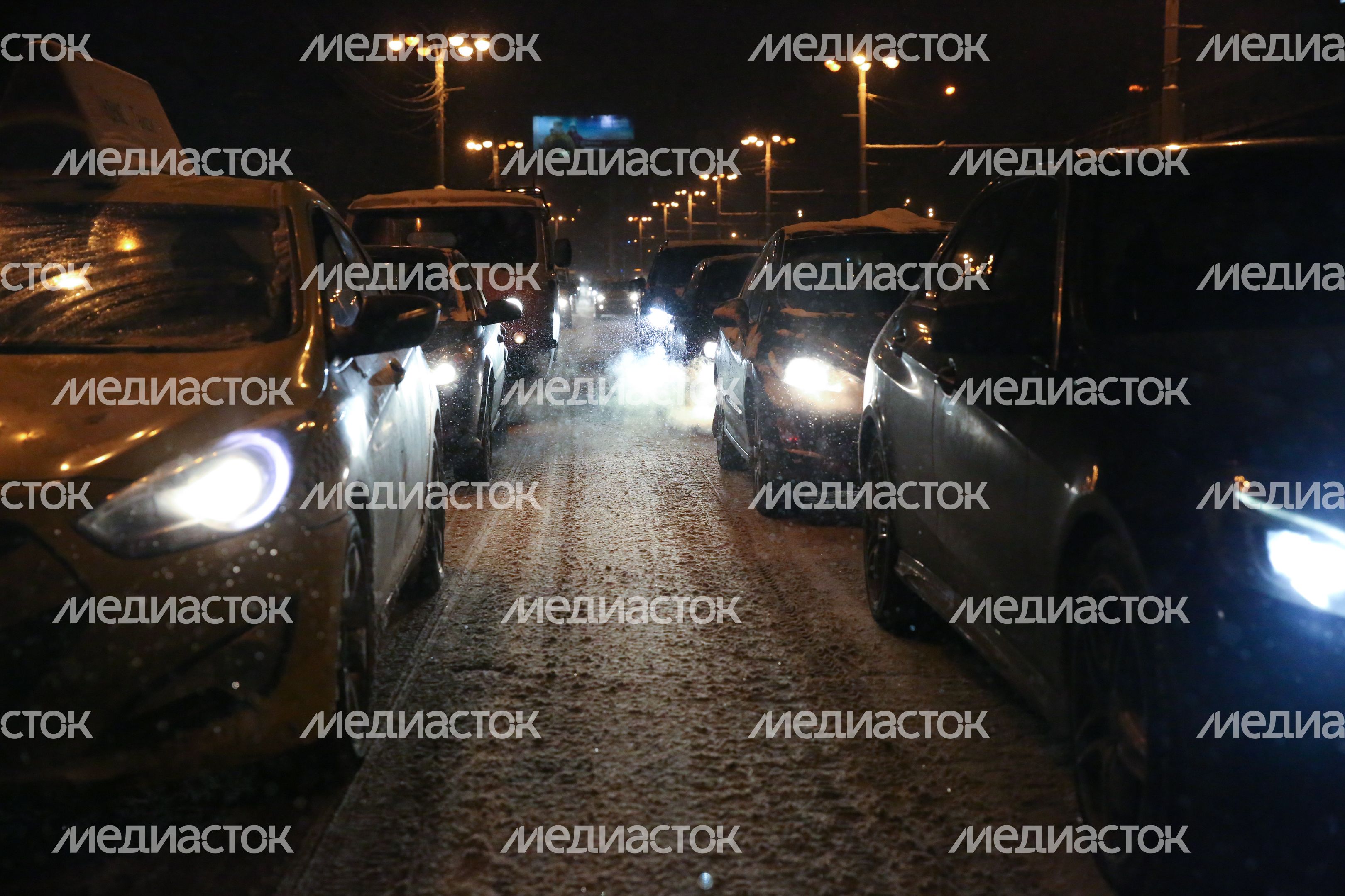 Автомобильное движение в Москве
