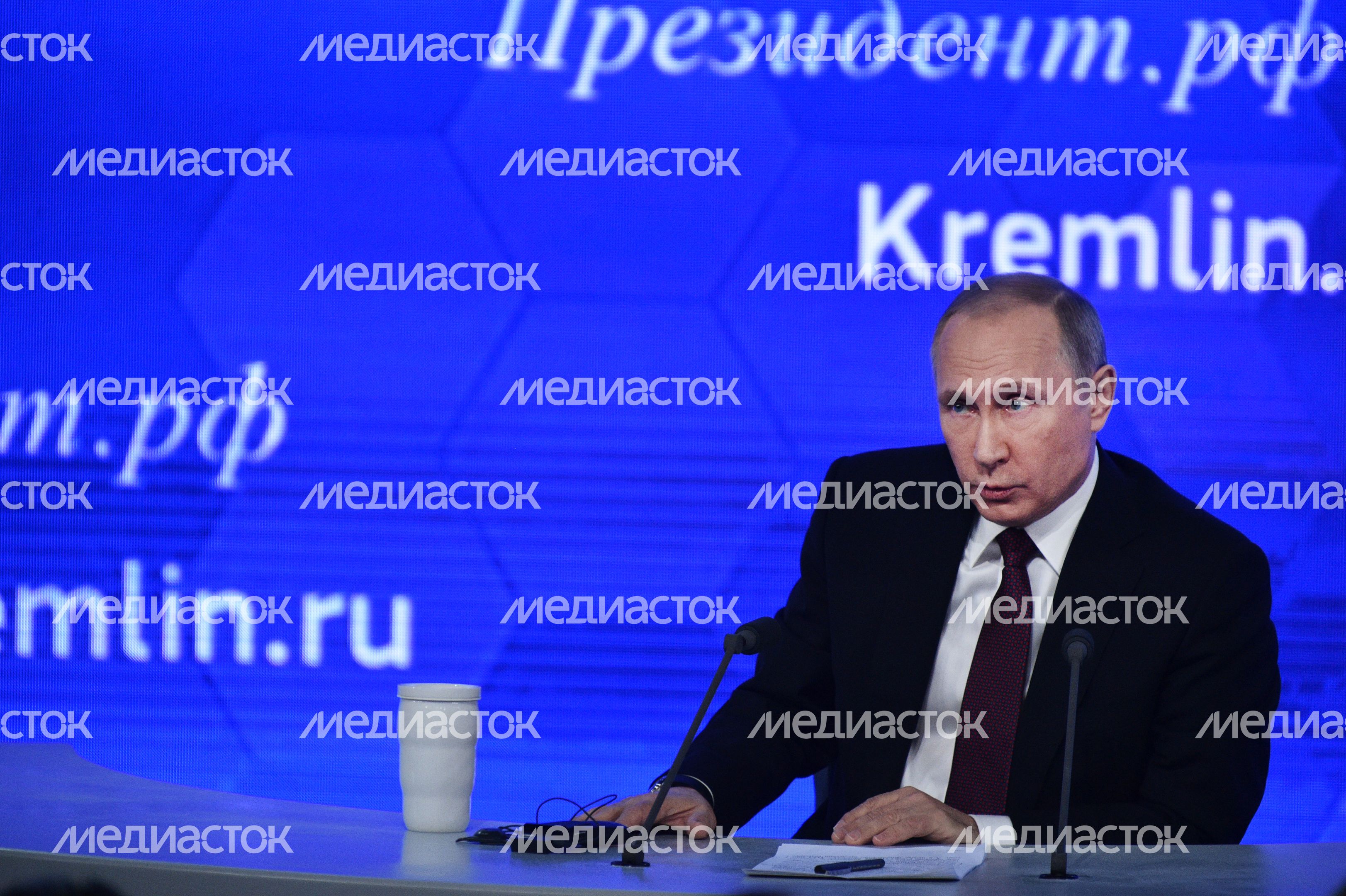 Пресс-конференция Владимира Путина