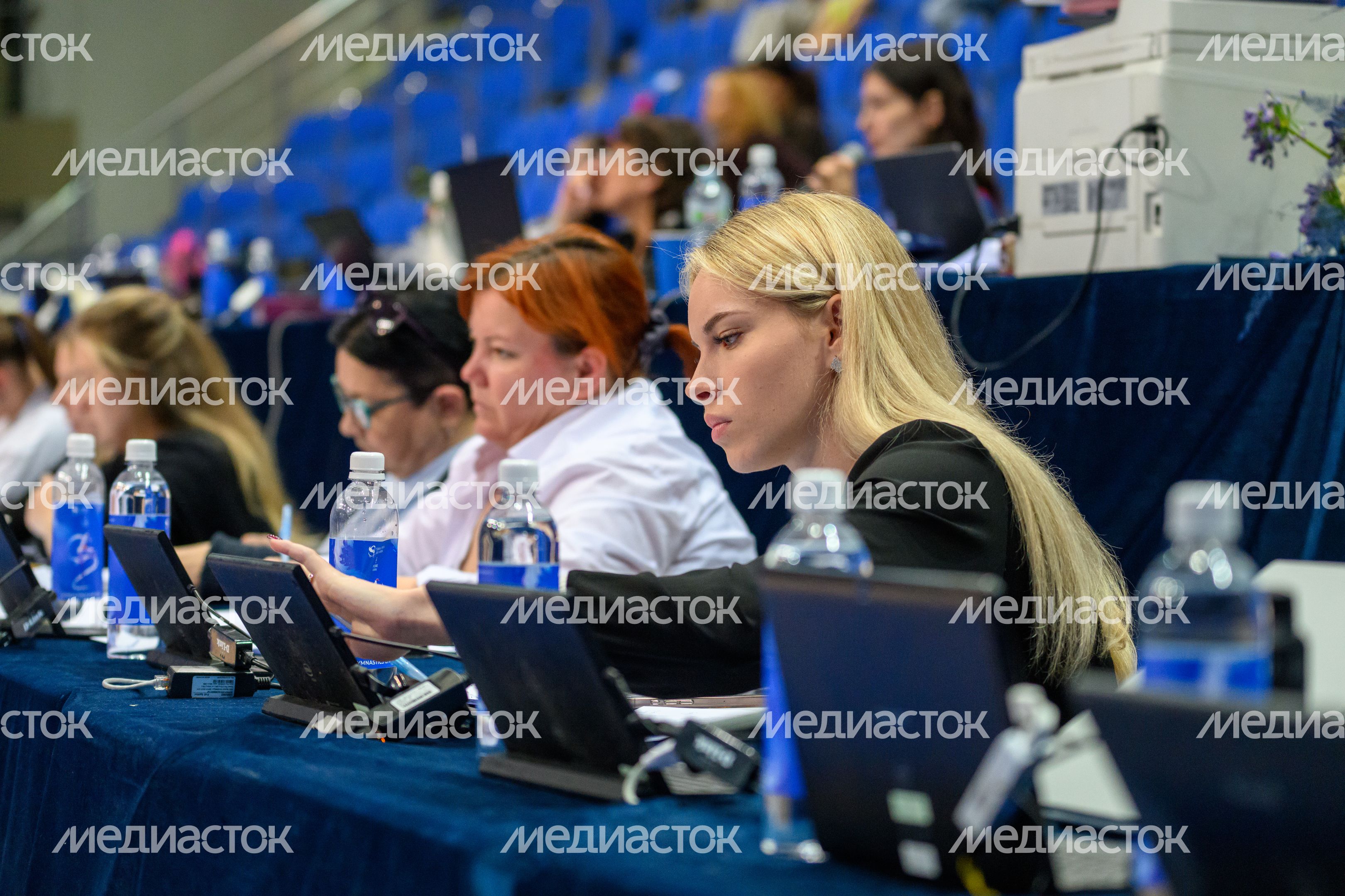 Жюри на турнире по художественной гимнастике в Люберцах Жюри на турнире по художественной гимнастике в Люберцах