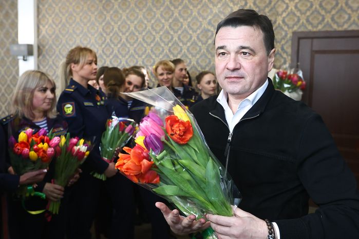 Поздравление с Международным женским днем связисток ВДВ Губернатором Подмосковья