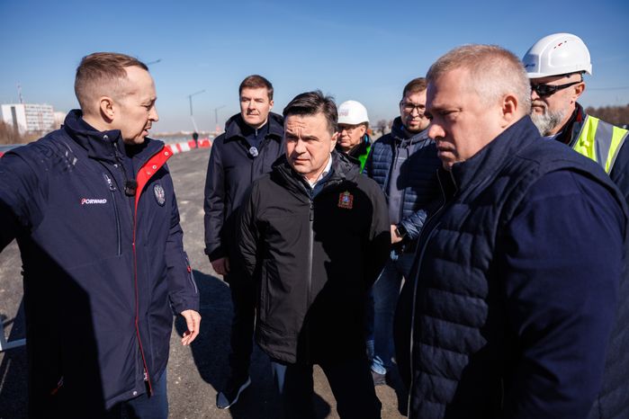 Андрей Воробьев проверил работу нового участка ЮЛА от обхода п. Октябрьский до Егорьевского шоссе