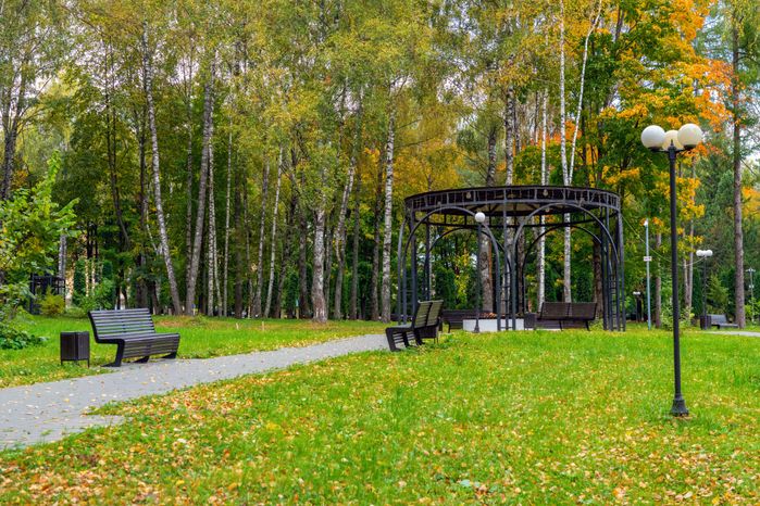 Осень в парке культуры и отдыха «Победа» в Талдоме