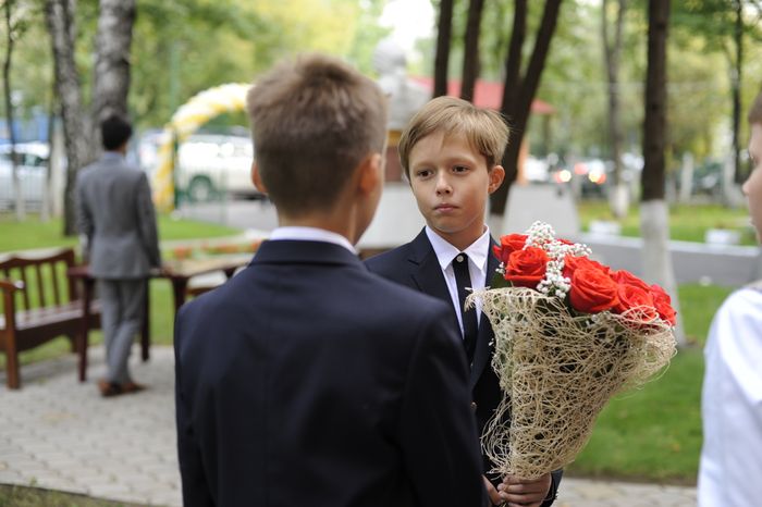 День знаний в Ломоносовской школе в Москве