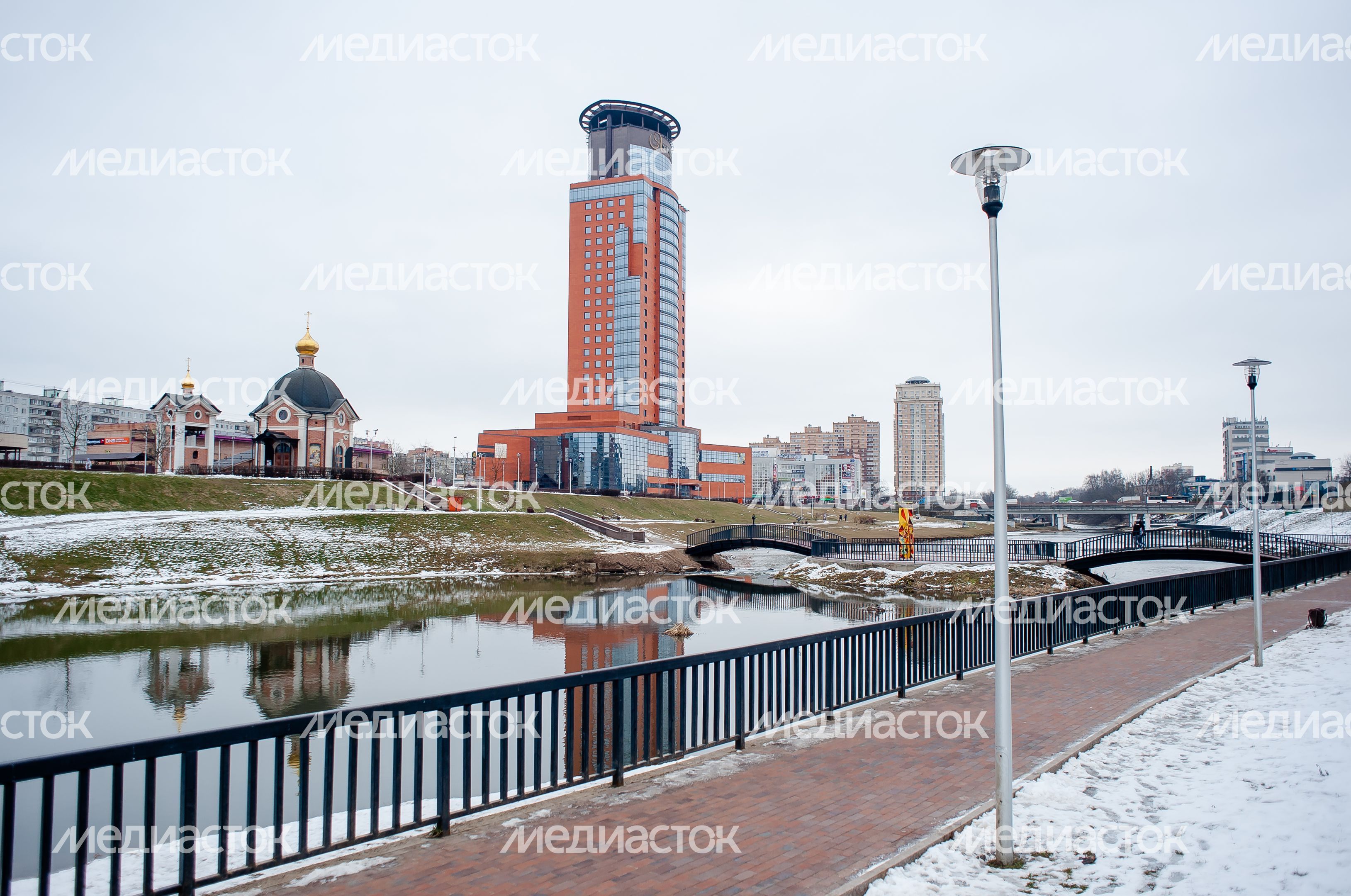 Зимние виды города Щелково