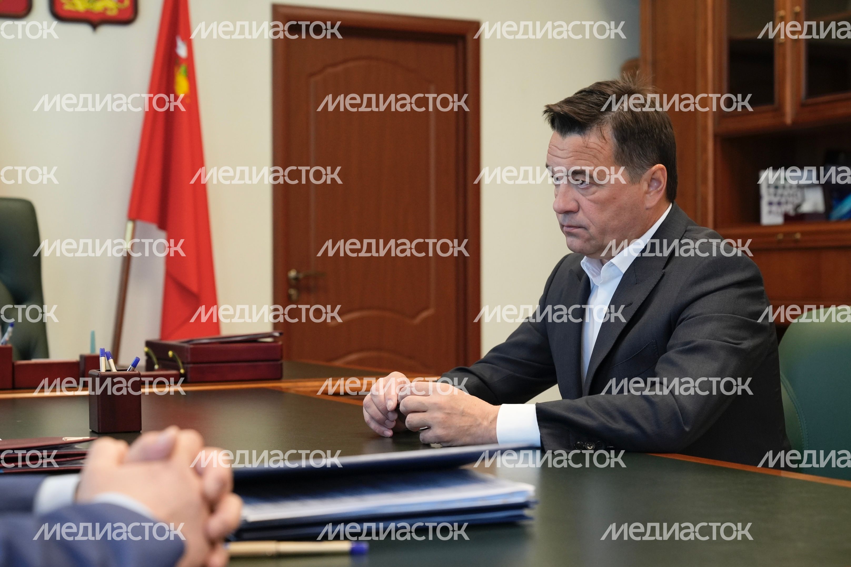 Подача документов Губернатора Андрея Воробьева на участие в выборах