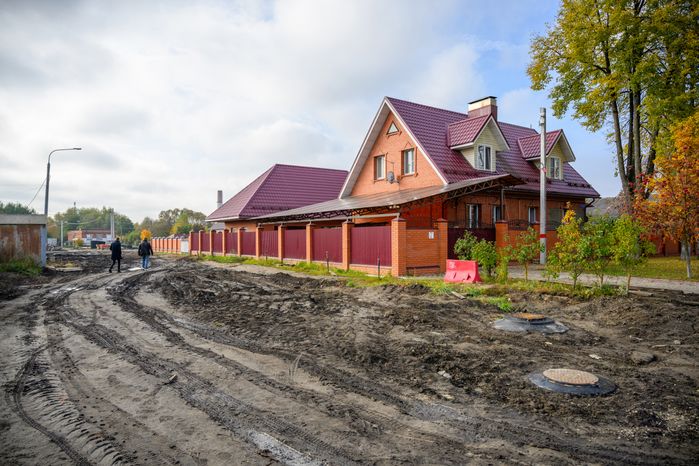 Строительство канализационного коллектора в Куровском Орехово-Зуевского округа