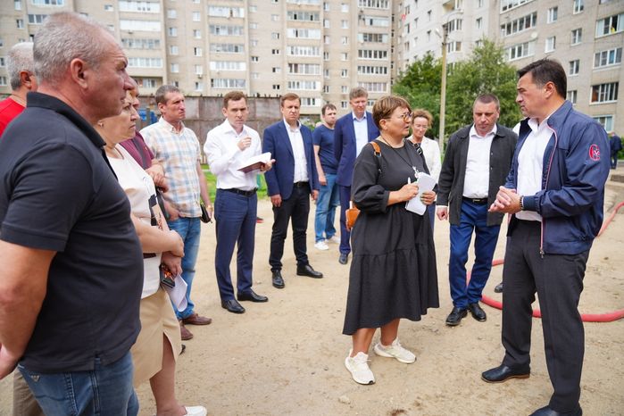 Оперативный штаб с участием Губернатора Подмосковья на месте ЧП в Сергиевом Посаде